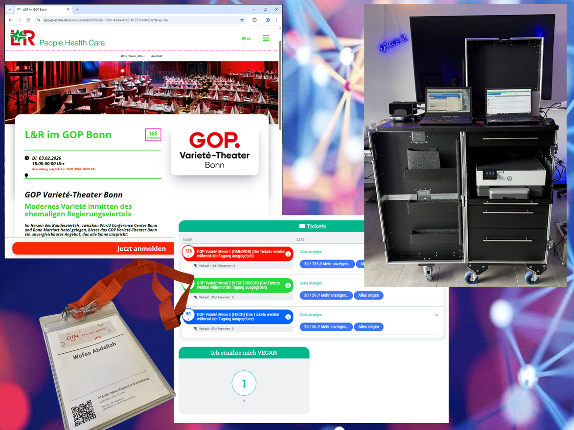 Teilnehmermanagement und Ticketing